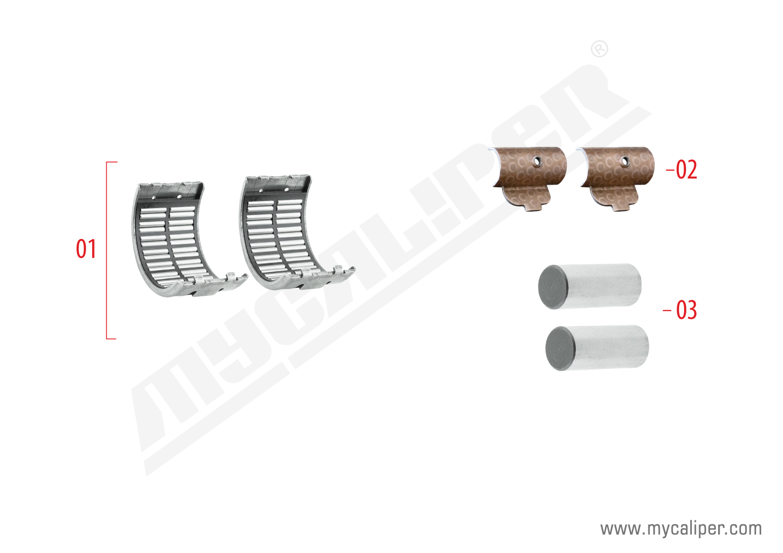 Caliper Bearing Repair Kit