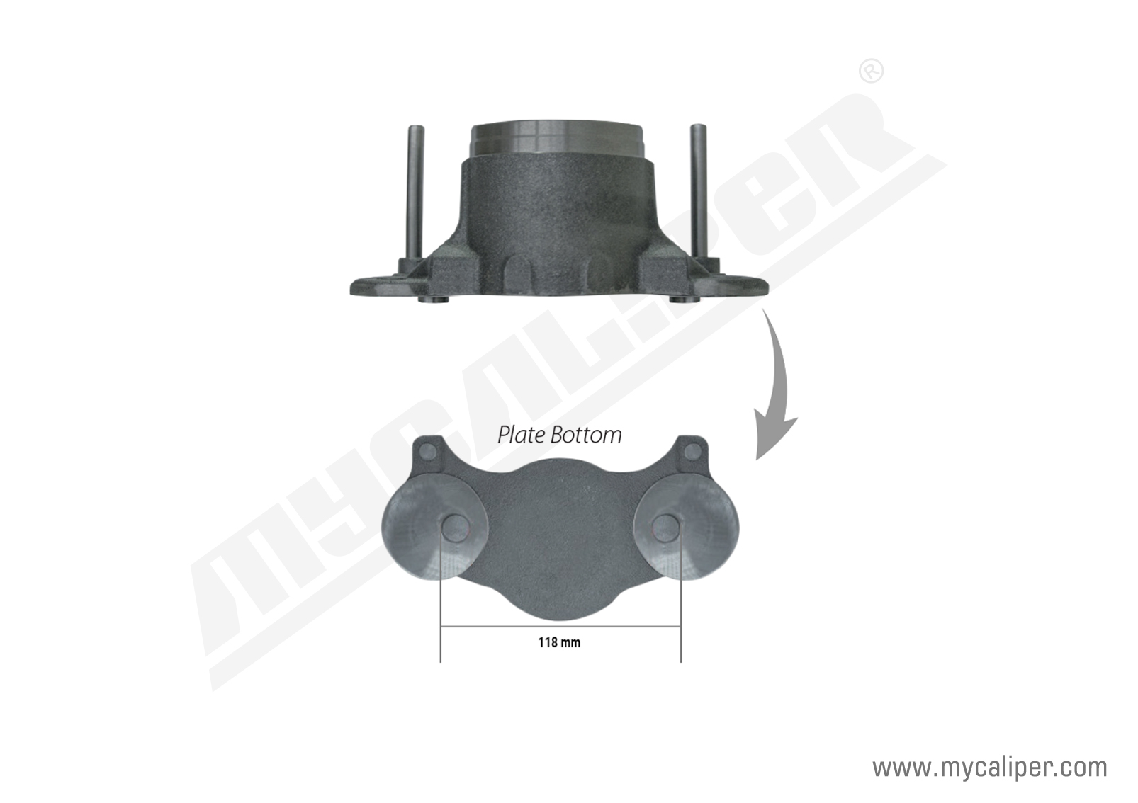 Caliper Mechanism Plate