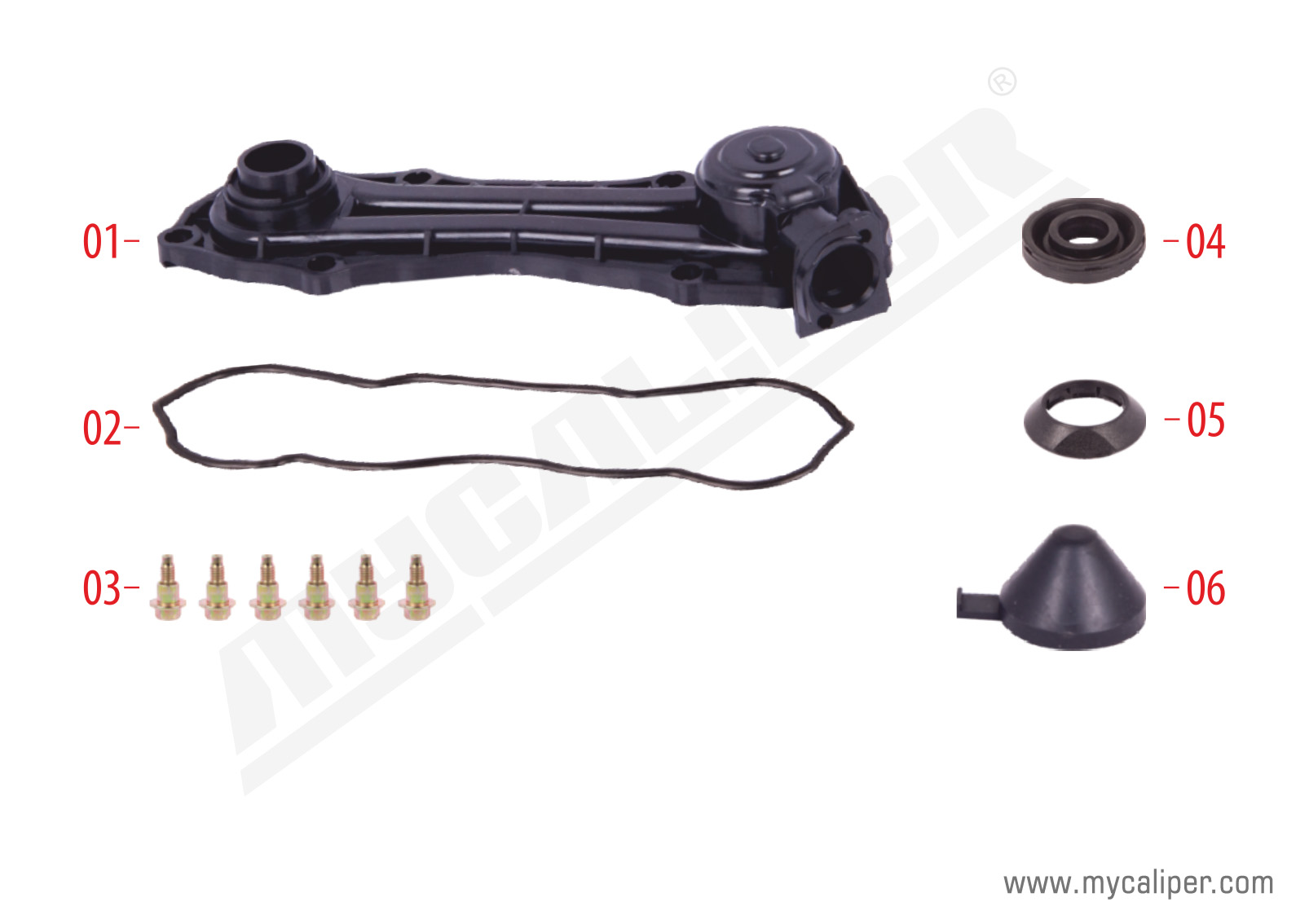 Caliper Plastic Cover (without sensor)