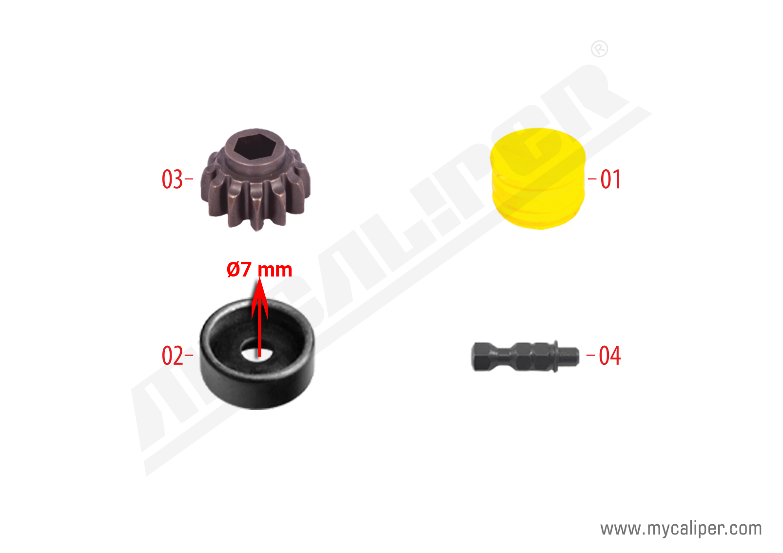Caliper Plug Repair Kit
