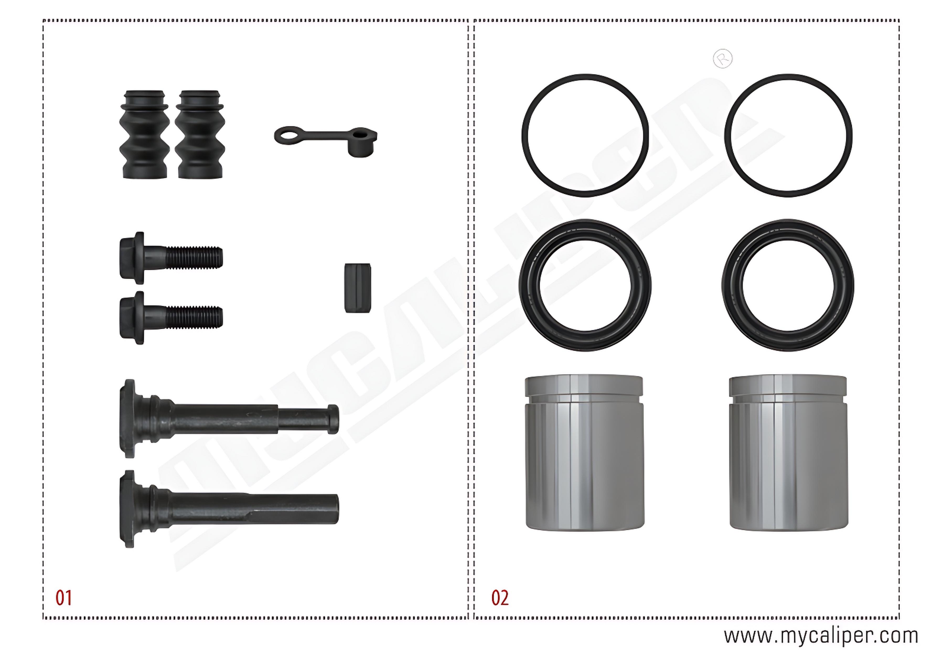 Caliper Repair Set (Bosch)