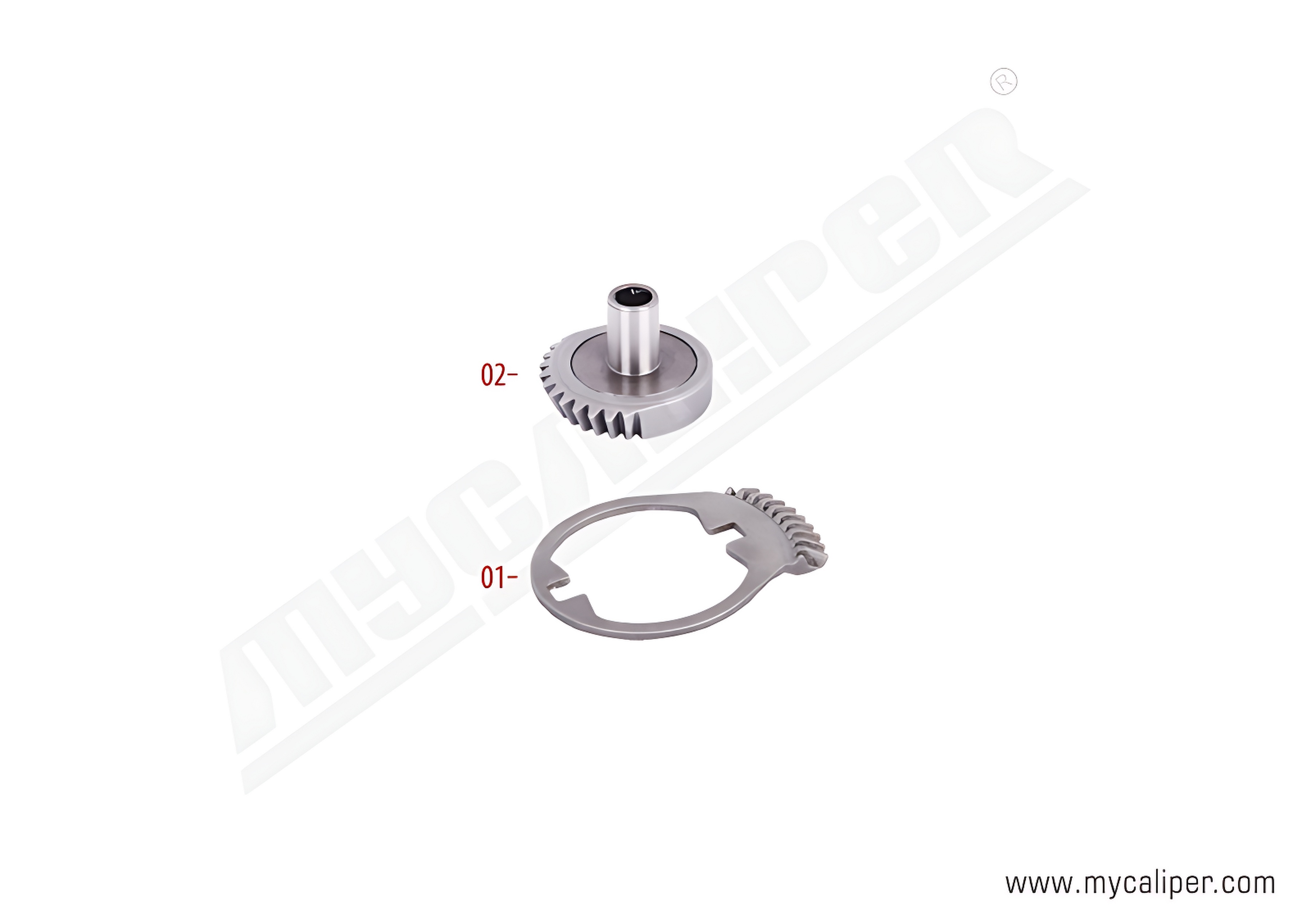 Caliper Centering Gear Kit 